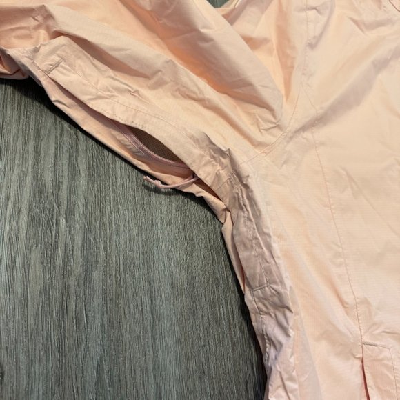 North Face Rain Full Zipper Jacket Light Pink Adjustable Dryvent Women Size XXXL - Picture 6 of 16